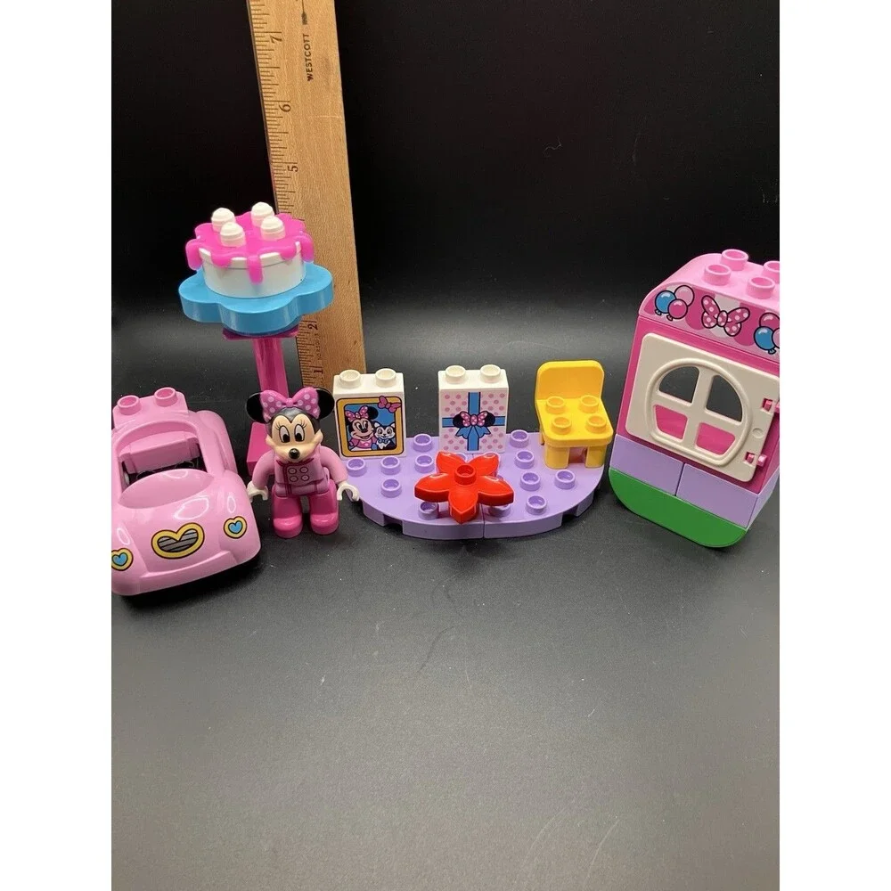 Lego Duplo Disney Minnie's Birthday Party 10873 Girls Toddler Toy  Not Complete
